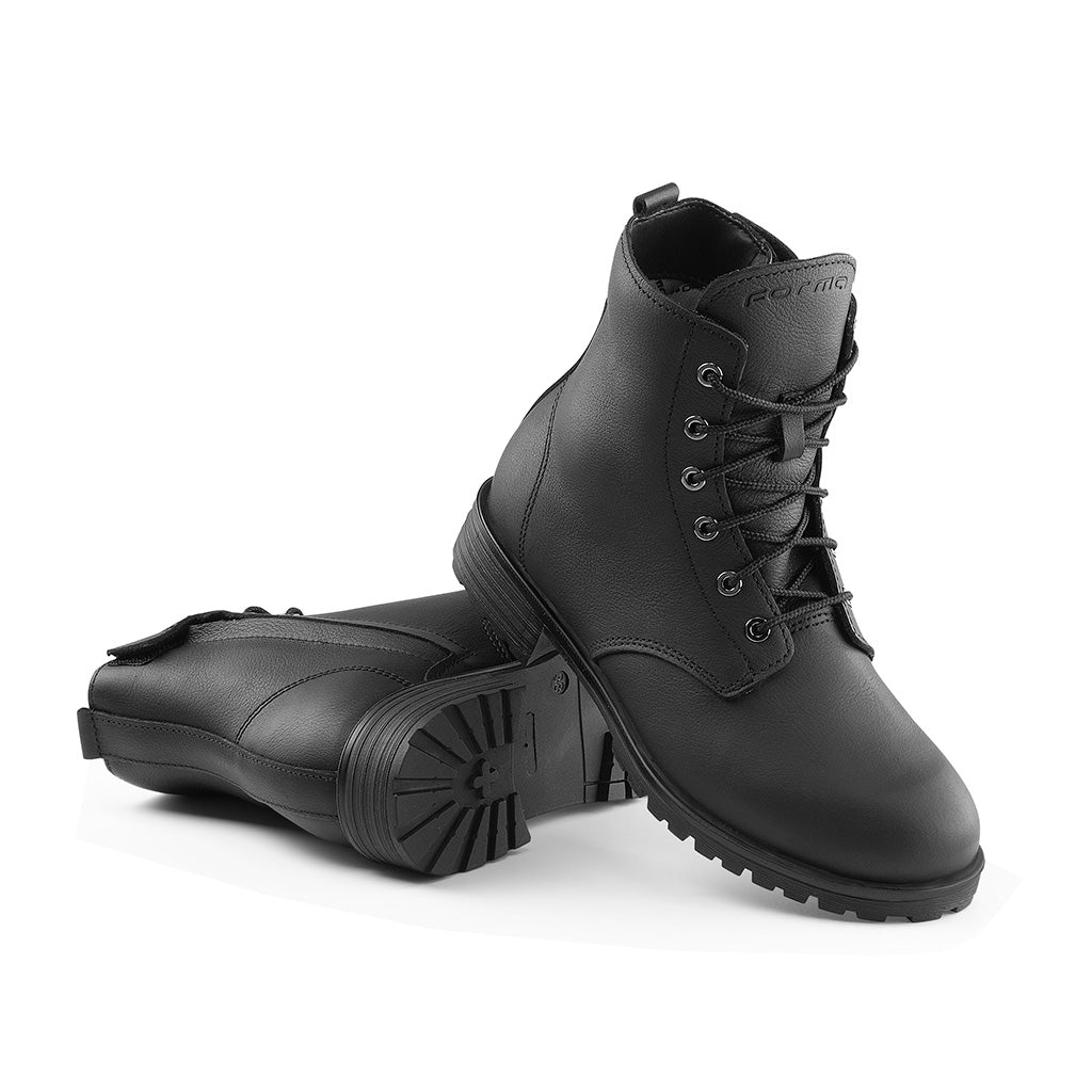 motorcycle boots womens Forma Crystal riding lady waterproof black city urban main home usa