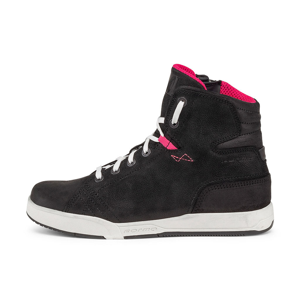 Forma swift x boots motorcycle womens pink lady urban city white black footwear alpine gear tech track street road alpine home main support