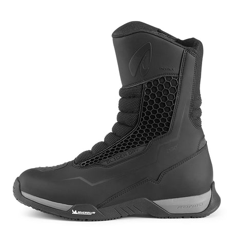 Forma boots glider dry touring street short low ankle double zip black footwear waterproof usa home side best