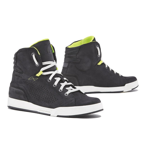 Forma Swift Flow motorcycle boots, black white